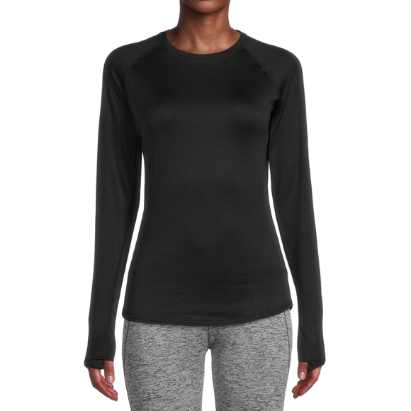Cuddl Duds Women's Plush Warmth Crew Neck Base Layer Top - Picture 2 of 6